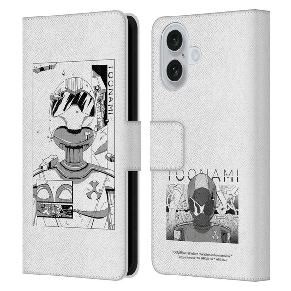 Toonami Graphics Comic Leather Book Wallet Case Cover For Apple iPhone 16