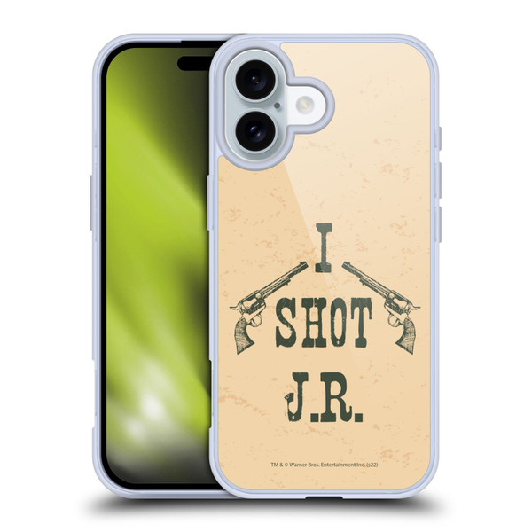 Dallas: Television Series Graphics Typography Soft Gel Case for Apple iPhone 16