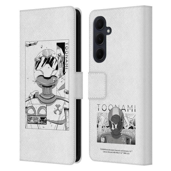 Toonami Graphics Comic Leather Book Wallet Case Cover For Samsung Galaxy A35 5G