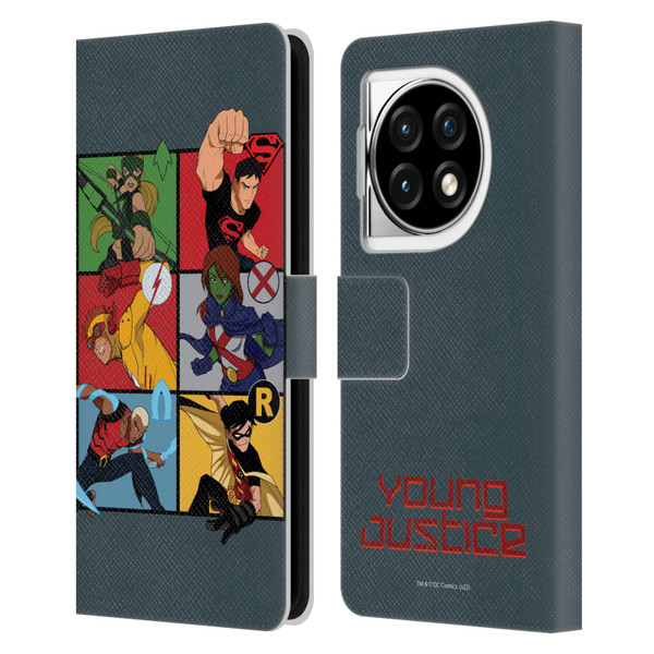 Young Justice Graphics Character Art Leather Book Wallet Case Cover For OPPO OnePlus Ace 3 5G