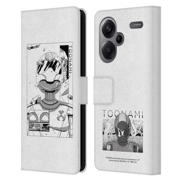 Toonami Graphics Comic Leather Book Wallet Case Cover For Xiaomi Redmi Note 13 Pro Plus 5G