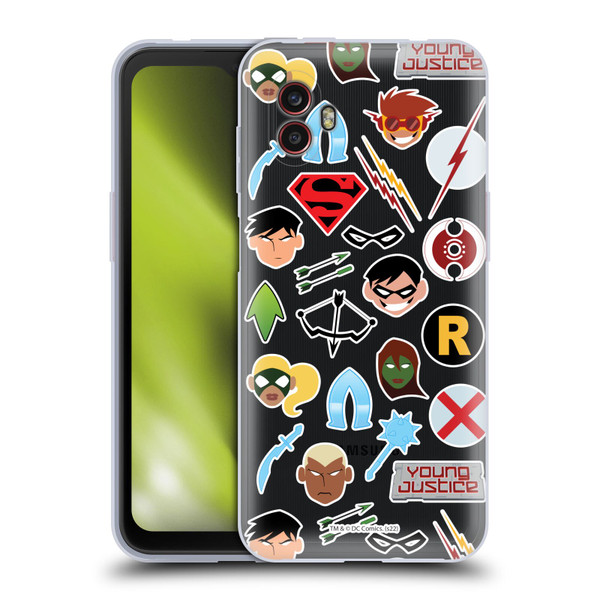 Young Justice Graphics Icons Soft Gel Case for Samsung Galaxy Xcover6 Pro/Pro2