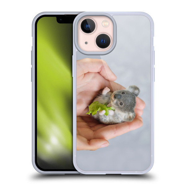 Pixelmated Animals Surreal Pets Baby Koala Soft Gel Case for Apple iPhone 13 Mini