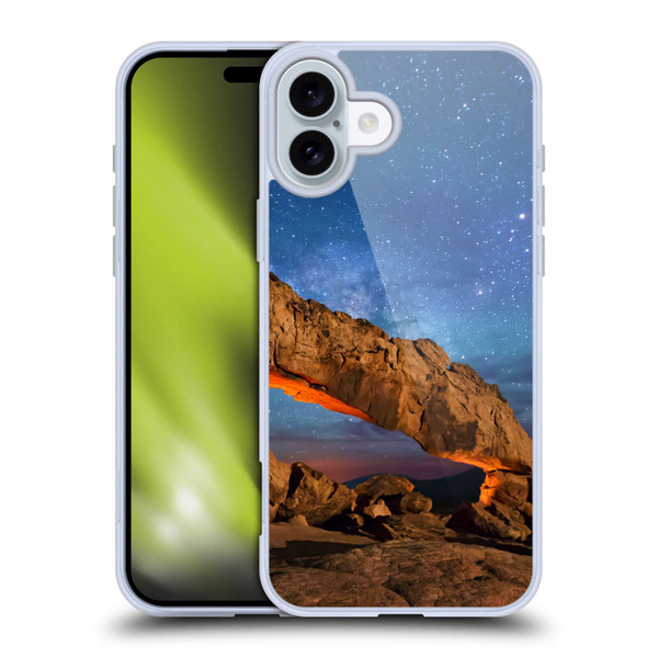 Royce Bair Nightscapes Sunset Arch Soft Gel Case for Apple iPhone 16 Plus