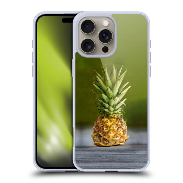 Pixelmated Animals Surreal Pets Pineapple Turtle Soft Gel Case for Apple iPhone 16 Pro Max