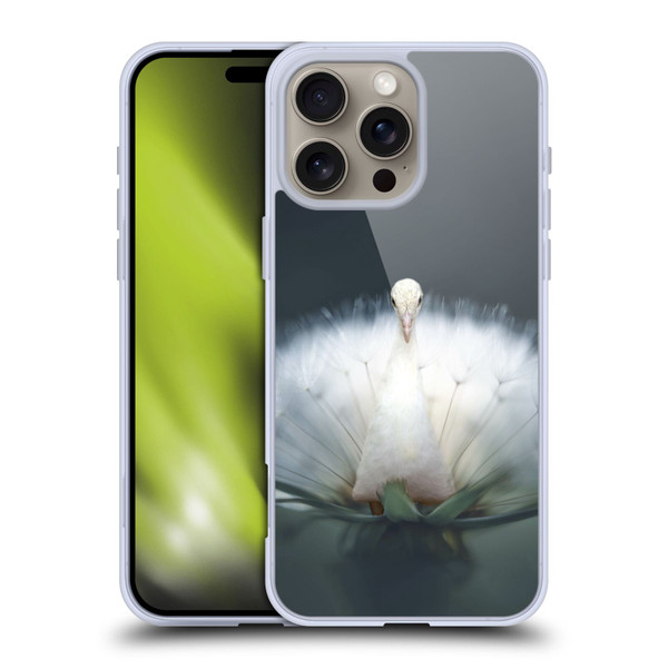 Pixelmated Animals Surreal Pets Peacock Wish Soft Gel Case for Apple iPhone 16 Pro Max
