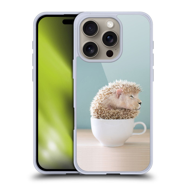 Pixelmated Animals Surreal Pets Lionhog Soft Gel Case for Apple iPhone 16 Pro