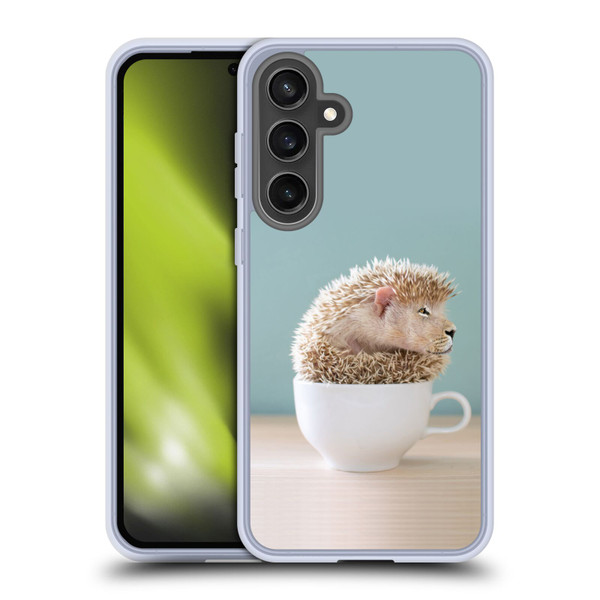 Pixelmated Animals Surreal Pets Lionhog Soft Gel Case for Samsung Galaxy S24 FE