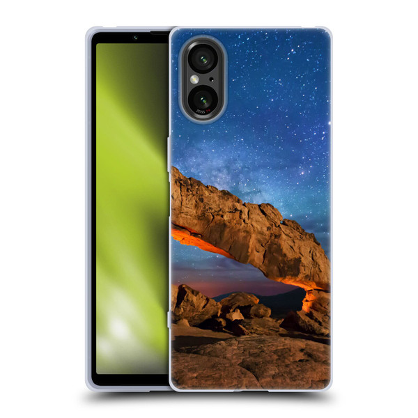 Royce Bair Nightscapes Sunset Arch Soft Gel Case for Sony Xperia 5 V 5G