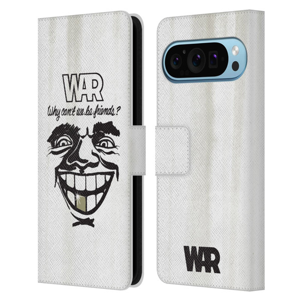 War Graphics Friends Art Leather Book Wallet Case Cover For Google Pixel 9 / Pixel 9 Pro