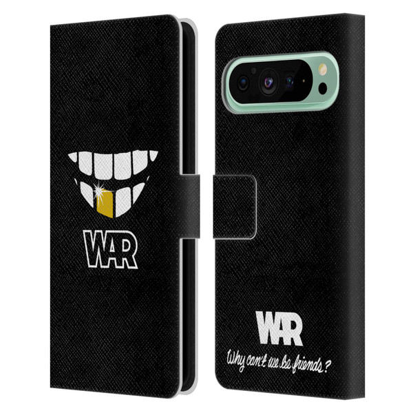 War Graphics Why Can't We Be Friends? Leather Book Wallet Case Cover For Google Pixel 9 Pro XL