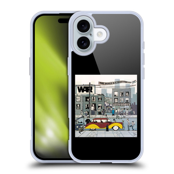 War Graphics The World Is A Ghetto Album Soft Gel Case for Apple iPhone 16