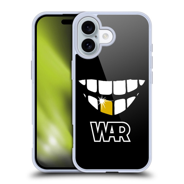 War Graphics Why Can't We Be Friends? Soft Gel Case for Apple iPhone 16