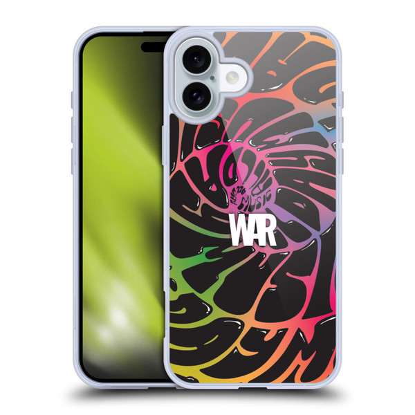 War Graphics All Day Colorful Soft Gel Case for Apple iPhone 16 Plus