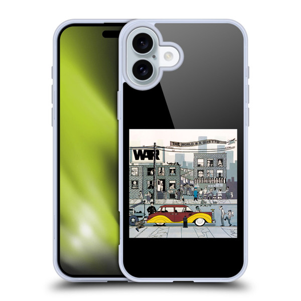 War Graphics The World Is A Ghetto Album Soft Gel Case for Apple iPhone 16 Plus