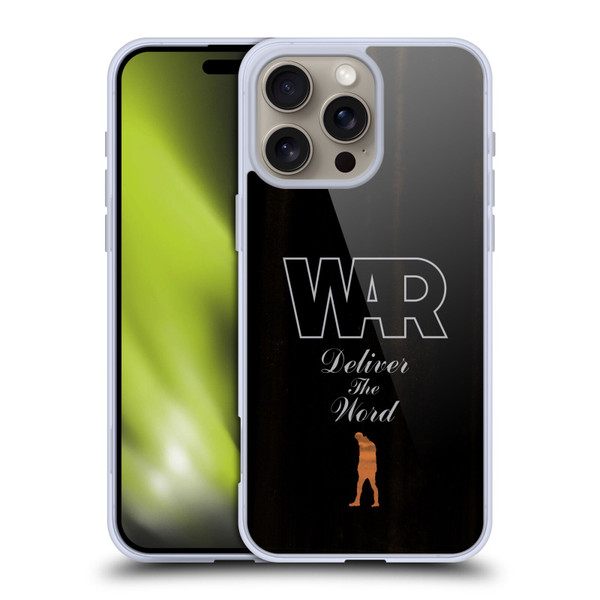 War Graphics Deliver The World Soft Gel Case for Apple iPhone 16 Pro Max