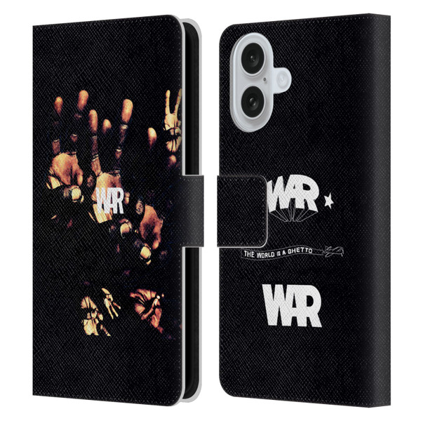 War Graphics Album Art Leather Book Wallet Case Cover For Apple iPhone 16