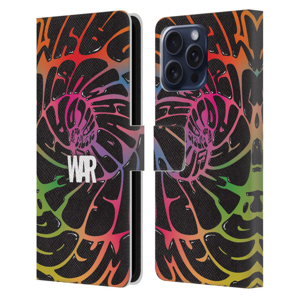 War Graphics All Day Colorful Leather Book Wallet Case Cover For Apple iPhone 16 Pro Max