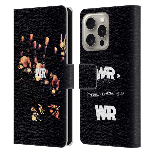 War Graphics Album Art Leather Book Wallet Case Cover For Apple iPhone 16 Pro