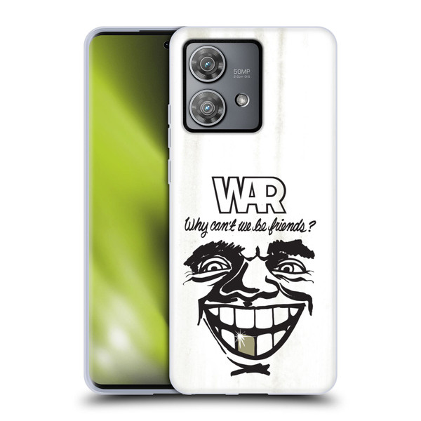 War Graphics Friends Art Soft Gel Case for Motorola Edge 40 Neo 5G