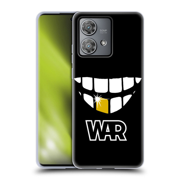 War Graphics Why Can't We Be Friends? Soft Gel Case for Motorola Edge 40 Neo 5G