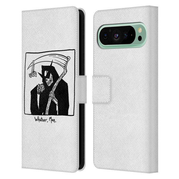 Matt Bailey Art Whatever Man Leather Book Wallet Case Cover For Google Pixel 9 Pro XL