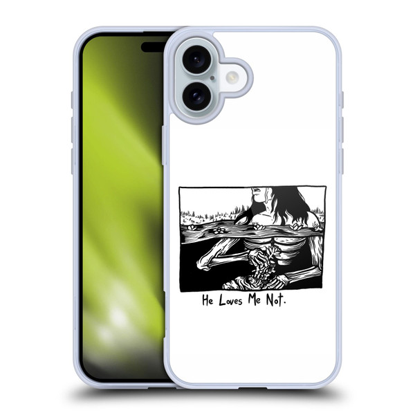Matt Bailey Art Loves Me Not Soft Gel Case for Apple iPhone 16 Plus
