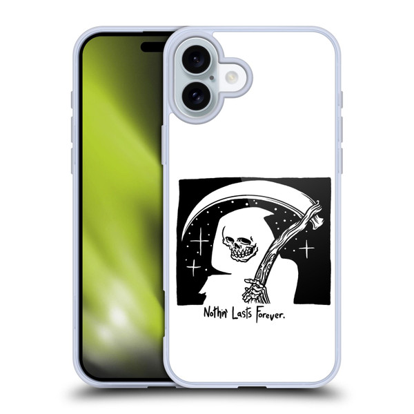 Matt Bailey Art Nothing Last Forever Soft Gel Case for Apple iPhone 16 Plus
