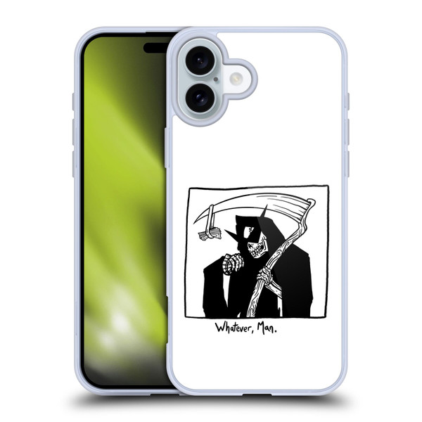 Matt Bailey Art Whatever Man Soft Gel Case for Apple iPhone 16 Plus