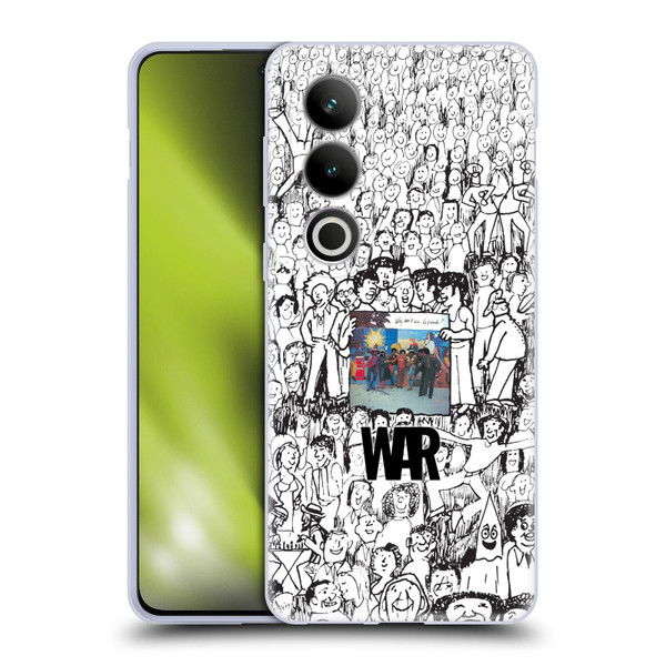 War Graphics Friends Doodle Art Soft Gel Case for OPPO OnePlus Ace 3V 5G