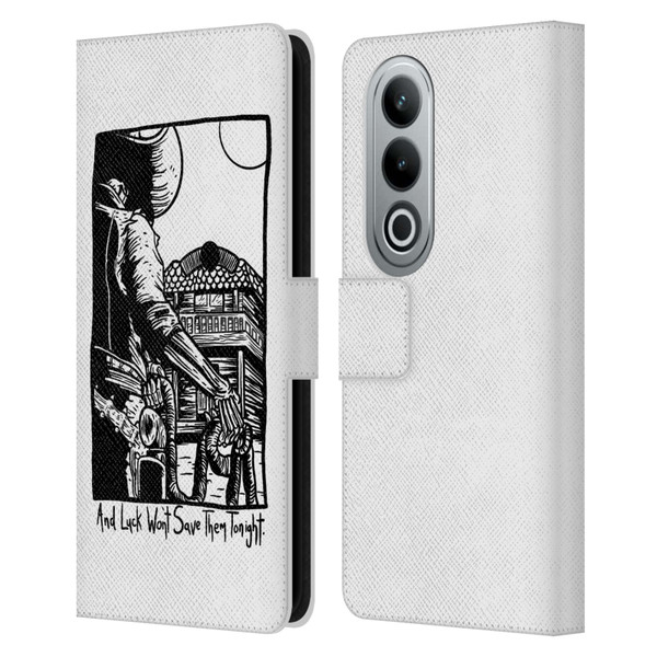Matt Bailey Art Luck Won't Save Them Leather Book Wallet Case Cover For OPPO OnePlus Ace 3V 5G