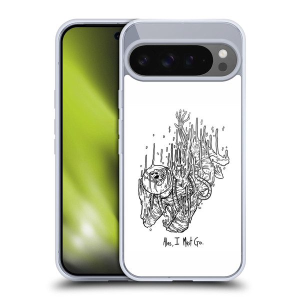 Matt Bailey Art Alas I Must Go Soft Gel Case for Google Pixel 9 Pro XL