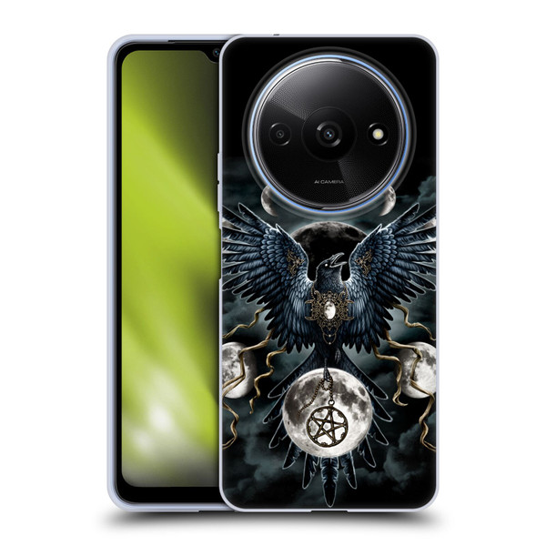Sarah Richter Animals Gothic Black Raven Soft Gel Case for Xiaomi Redmi A3