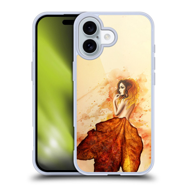 Sarah Richter Fantasy Autumn Girl Soft Gel Case for Apple iPhone 16