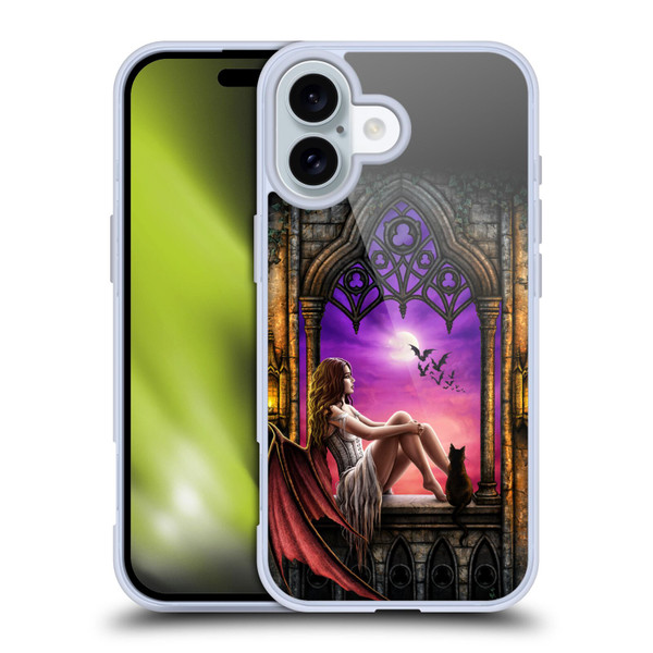 Sarah Richter Fantasy Demon Vampire Girl Soft Gel Case for Apple iPhone 16