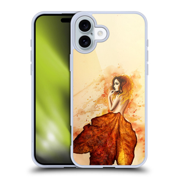 Sarah Richter Fantasy Autumn Girl Soft Gel Case for Apple iPhone 16 Plus