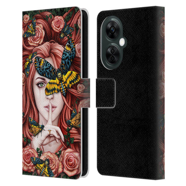 Sarah Richter Fantasy Silent Girl With Red Hair Leather Book Wallet Case Cover For OnePlus Nord CE 3 Lite 5G
