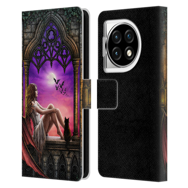 Sarah Richter Fantasy Demon Vampire Girl Leather Book Wallet Case Cover For OPPO OnePlus Ace 3 5G