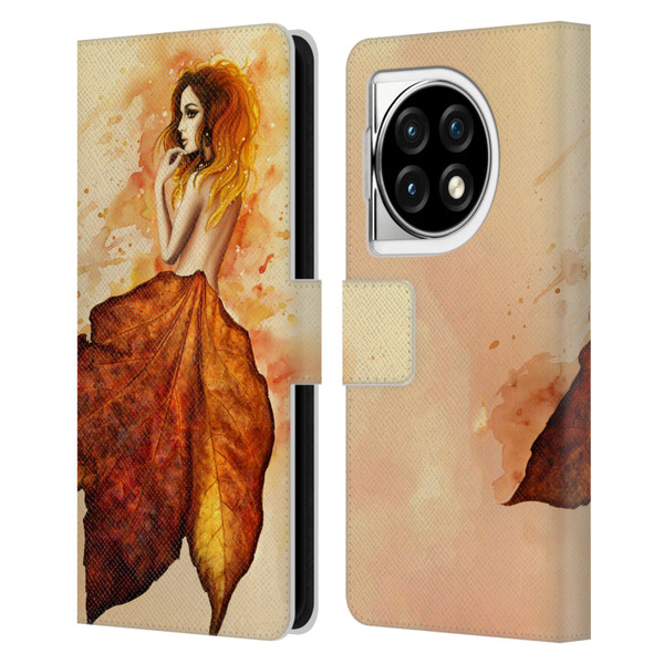 Sarah Richter Fantasy Autumn Girl Leather Book Wallet Case Cover For OPPO OnePlus Ace 3 5G