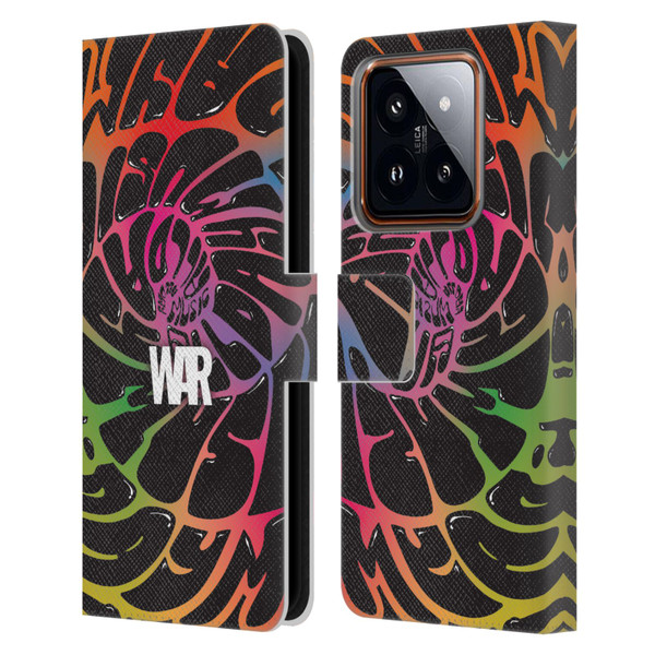 War Graphics All Day Colorful Leather Book Wallet Case Cover For Xiaomi 14