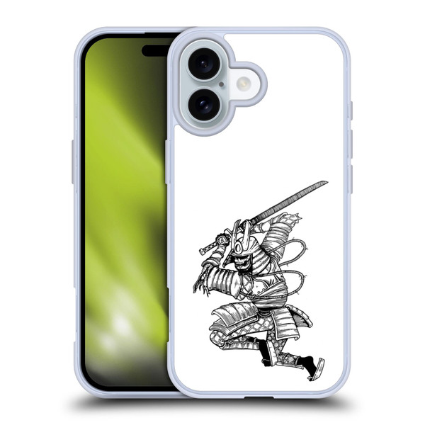 Matt Bailey Samurai Sword Stance Soft Gel Case for Apple iPhone 16