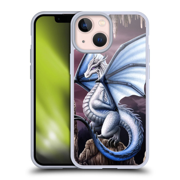 Sarah Richter Fantasy Creatures Blue Dragon Soft Gel Case for Apple iPhone 13 Mini