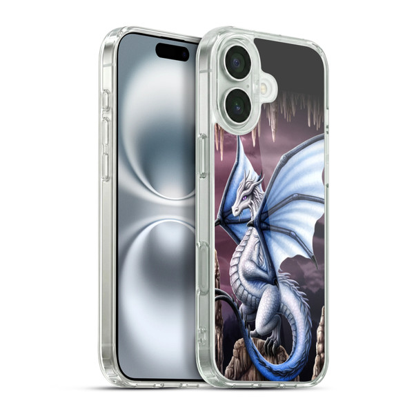 Sarah Richter Fantasy Creatures Blue Dragon Soft Gel Case for Apple iPhone 16 Plus & MagSafe