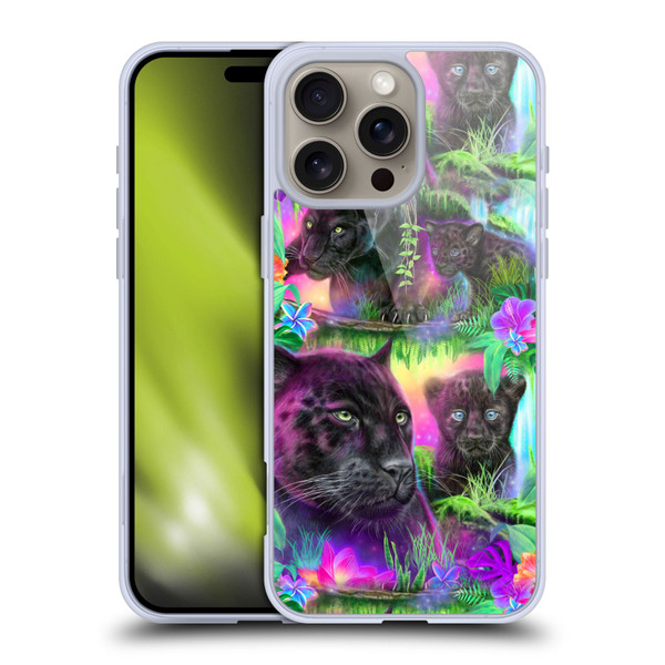 Sheena Pike Big Cats Daydream Panthers Soft Gel Case for Apple iPhone 16 Pro Max