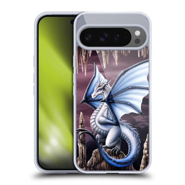 Sarah Richter Fantasy Creatures Blue Dragon Soft Gel Case for Google Pixel 9 Pro XL