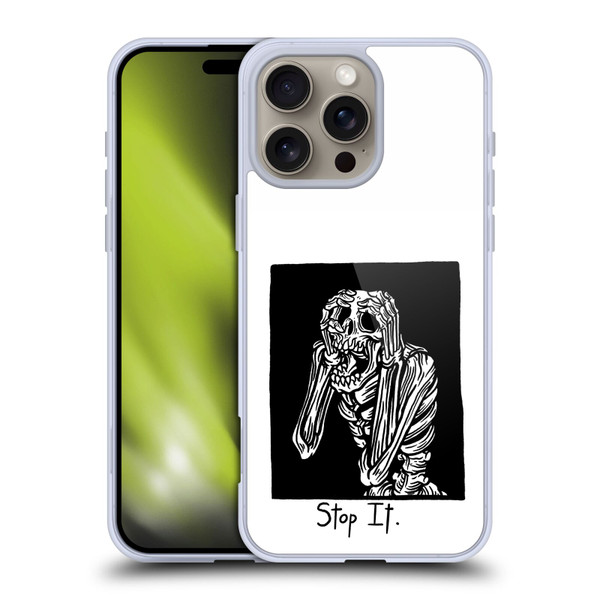 Matt Bailey Skull Stop It Soft Gel Case for Apple iPhone 16 Pro Max