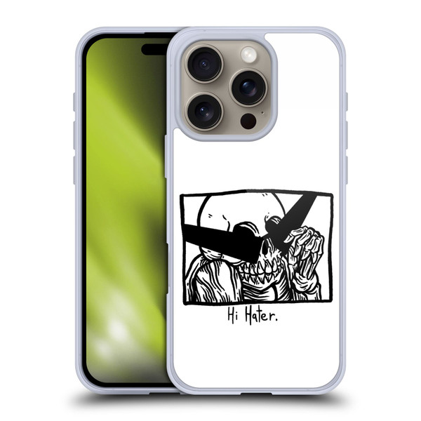 Matt Bailey Skull Hi Hater Soft Gel Case for Apple iPhone 16 Pro