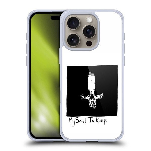 Matt Bailey Skull My Soul To Keep Soft Gel Case for Apple iPhone 16 Pro