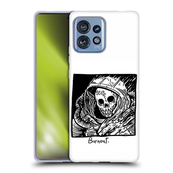 Matt Bailey Skull Burnout Soft Gel Case for Motorola Moto Edge 40 Pro