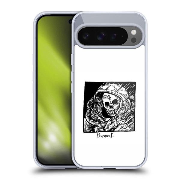 Matt Bailey Skull Burnout Soft Gel Case for Google Pixel 9 Pro XL